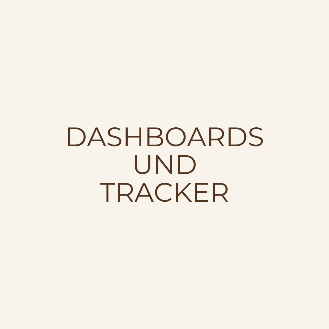 Dashboards & Tracker