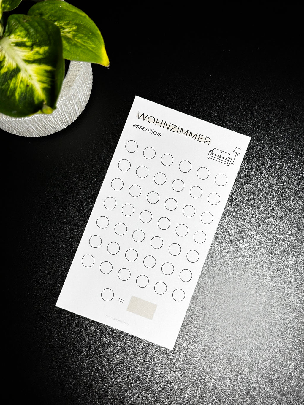 Wohnzimmer Sparchallenge