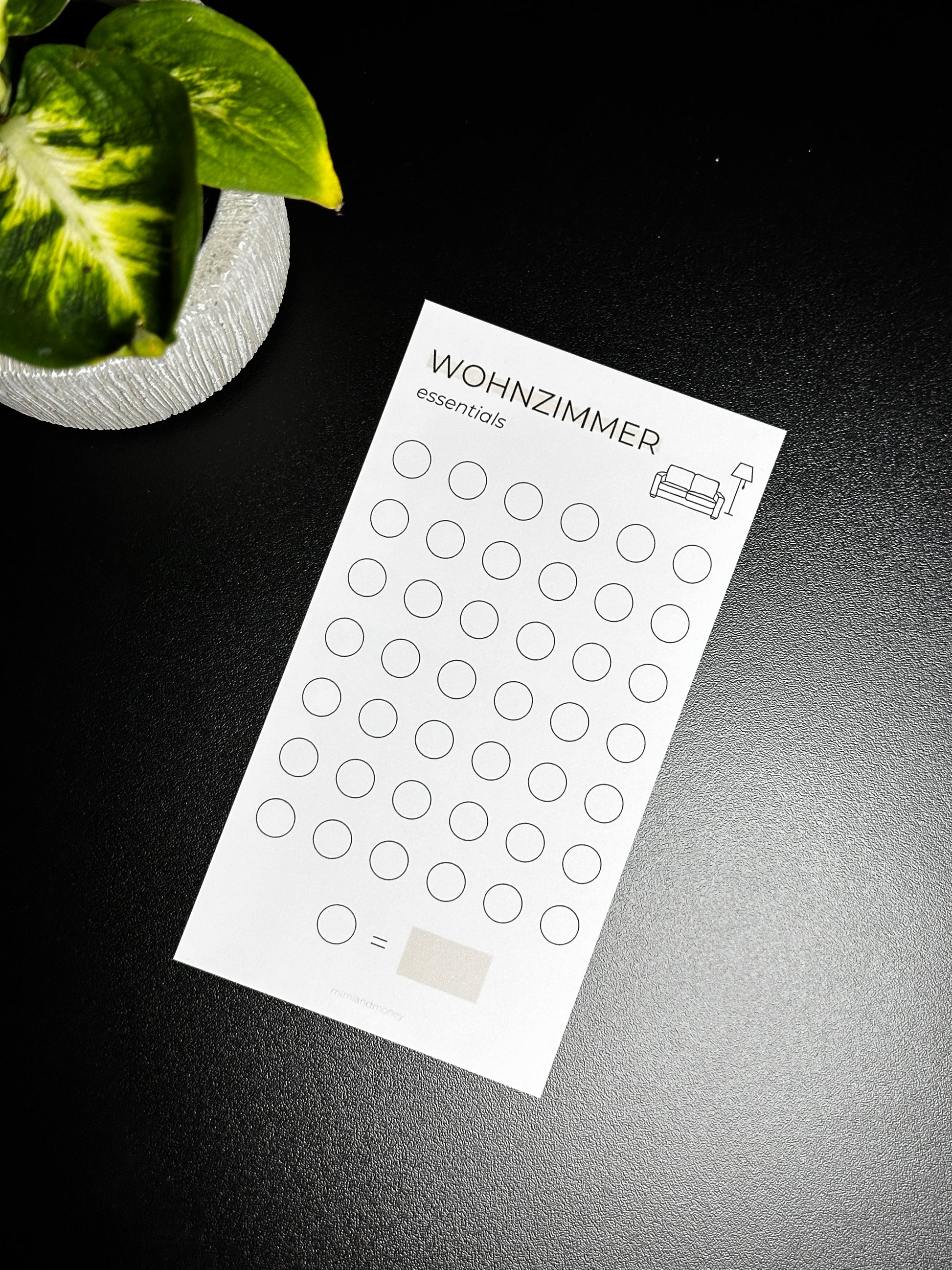 Wohnzimmer Sparchallenge