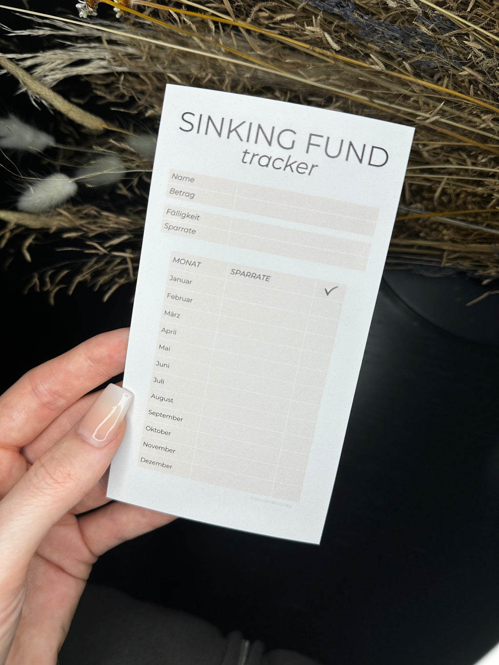 Sinking Fund tracker