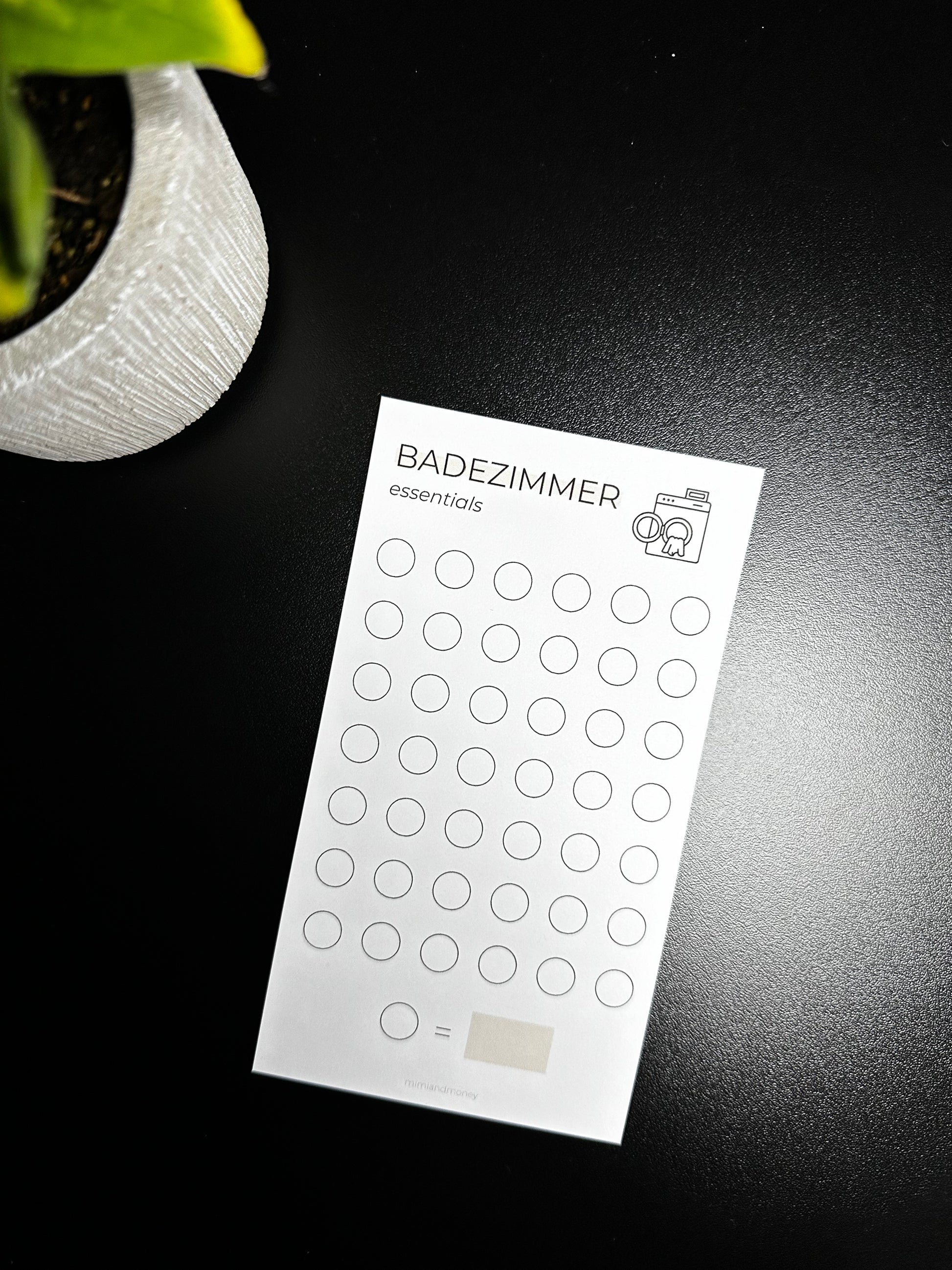 Badezimmer Sparchallenge