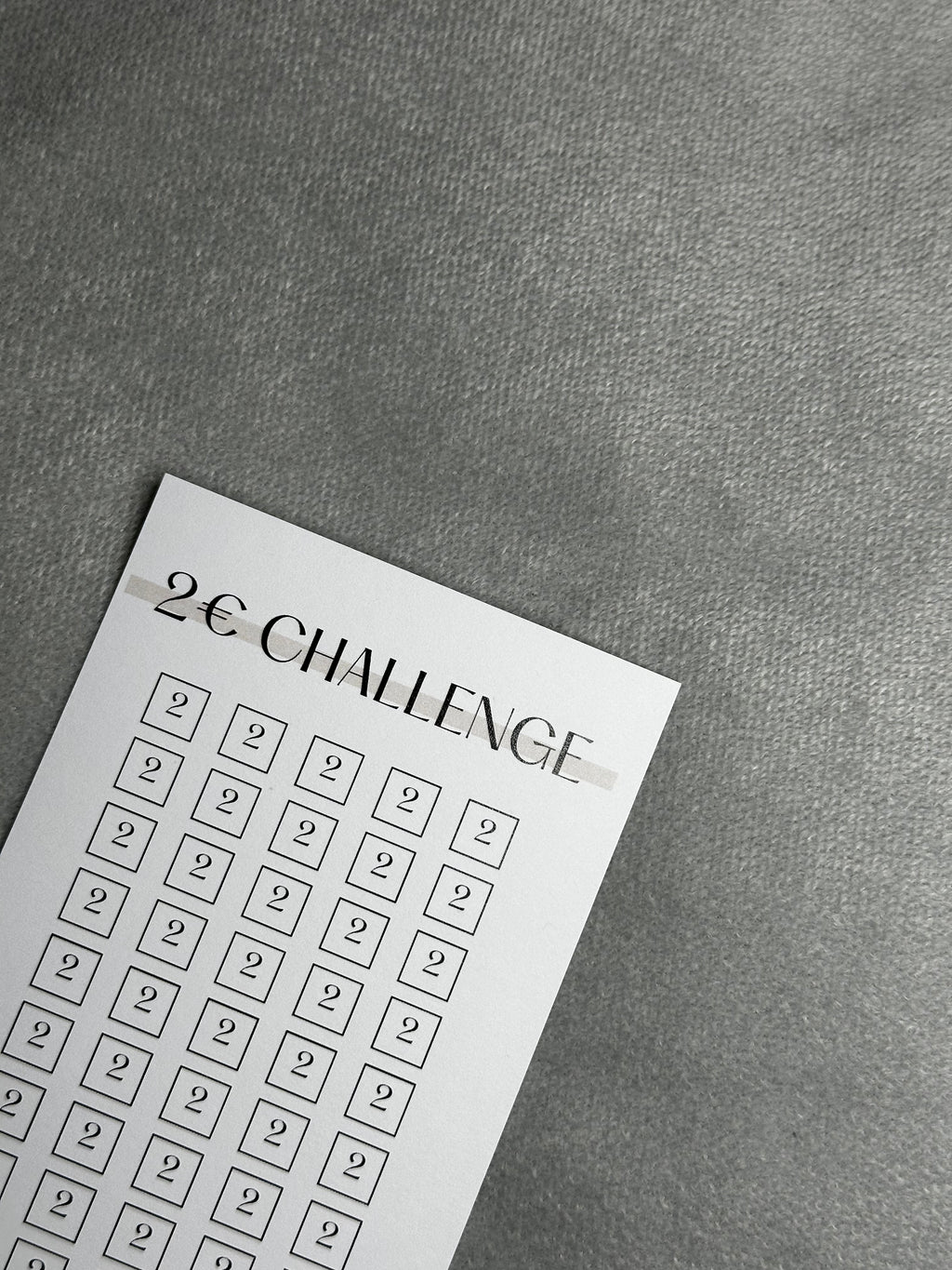 B-Ware 2€ Sparchallenge