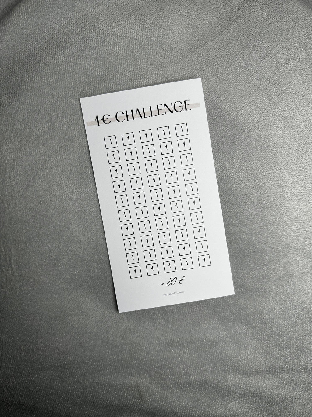 B-Ware 1€ Sparchallenge
