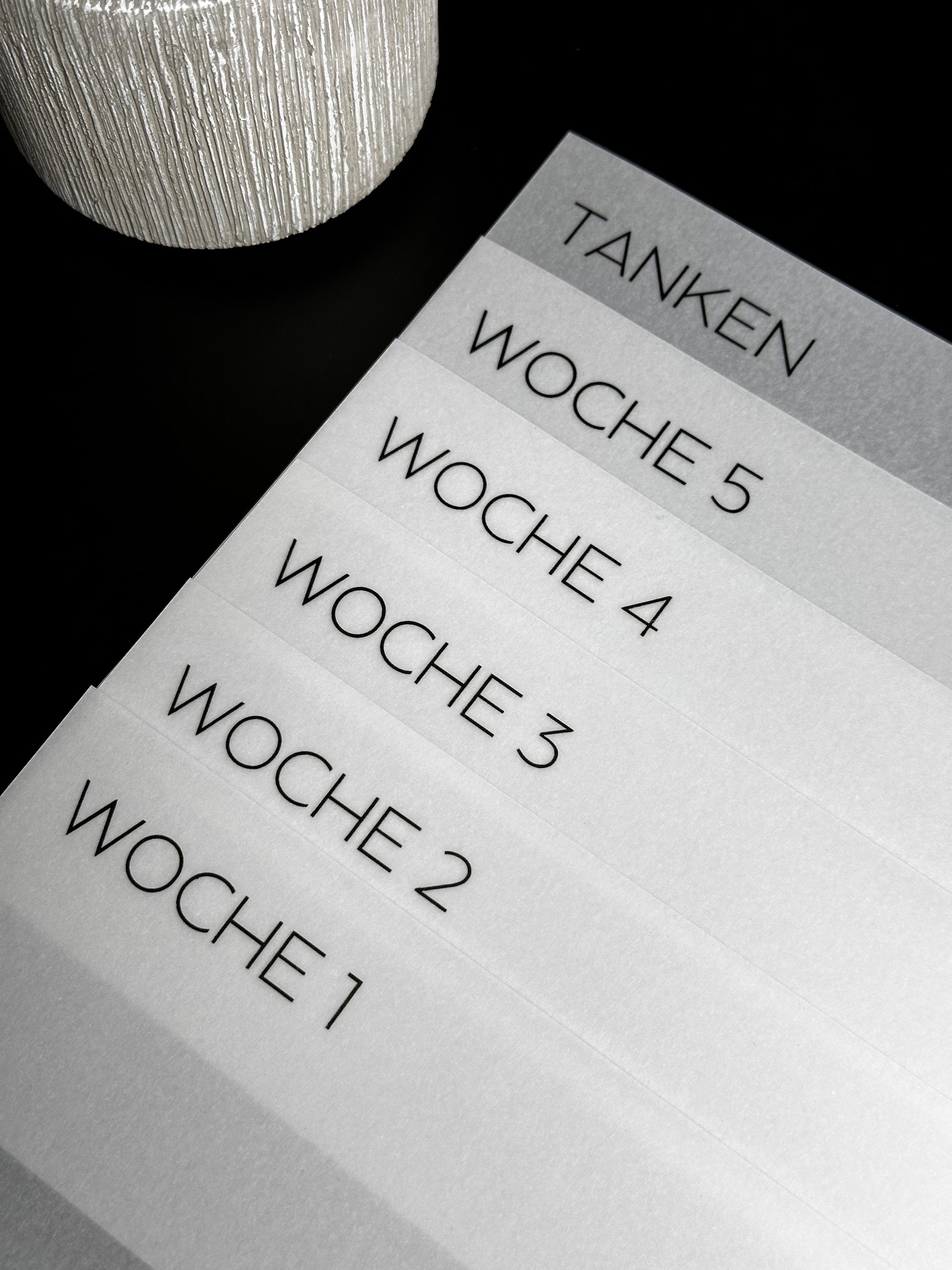 A6 ästhetische transparente  Dashboards
