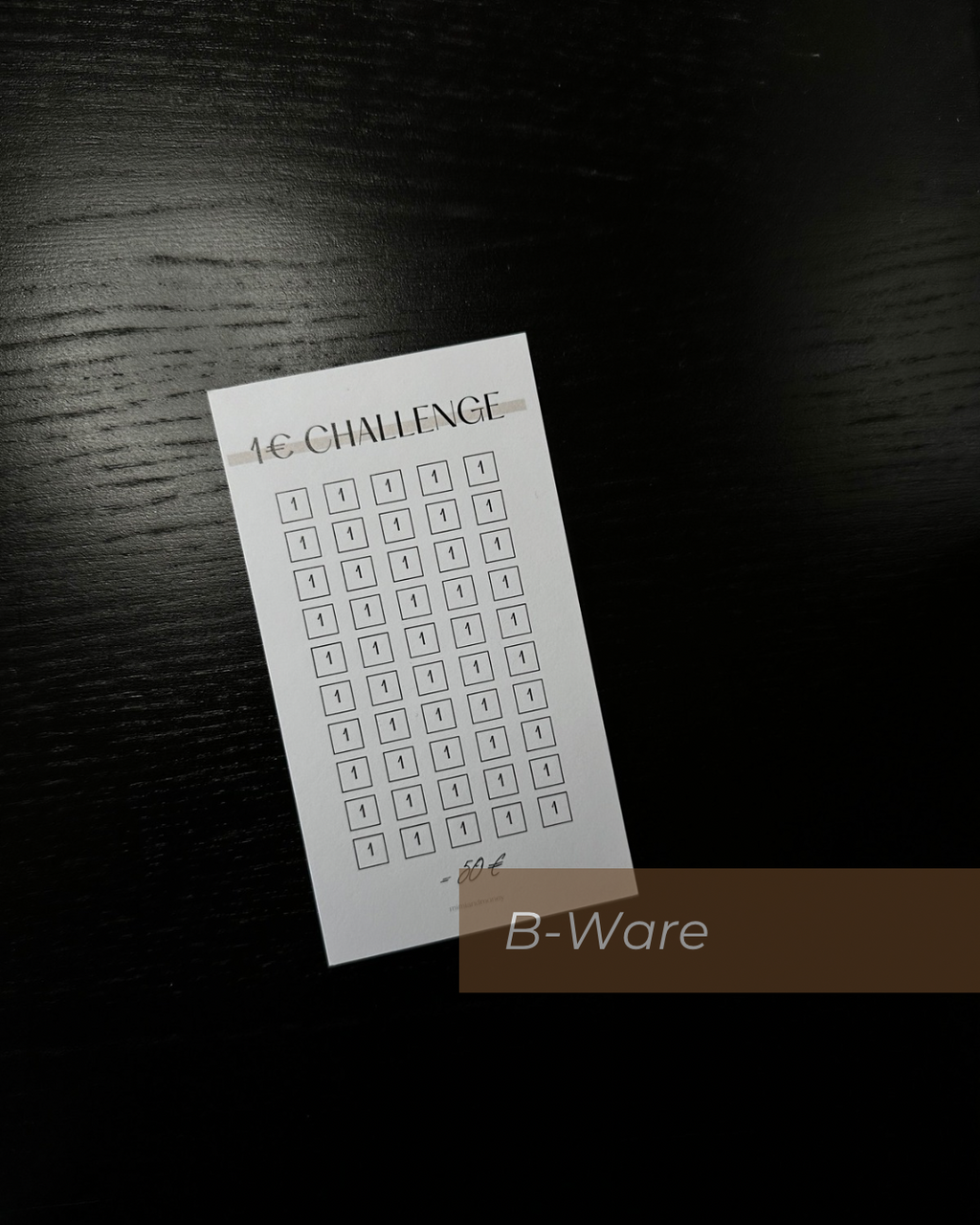 B-Ware 1€ Sparchallenge