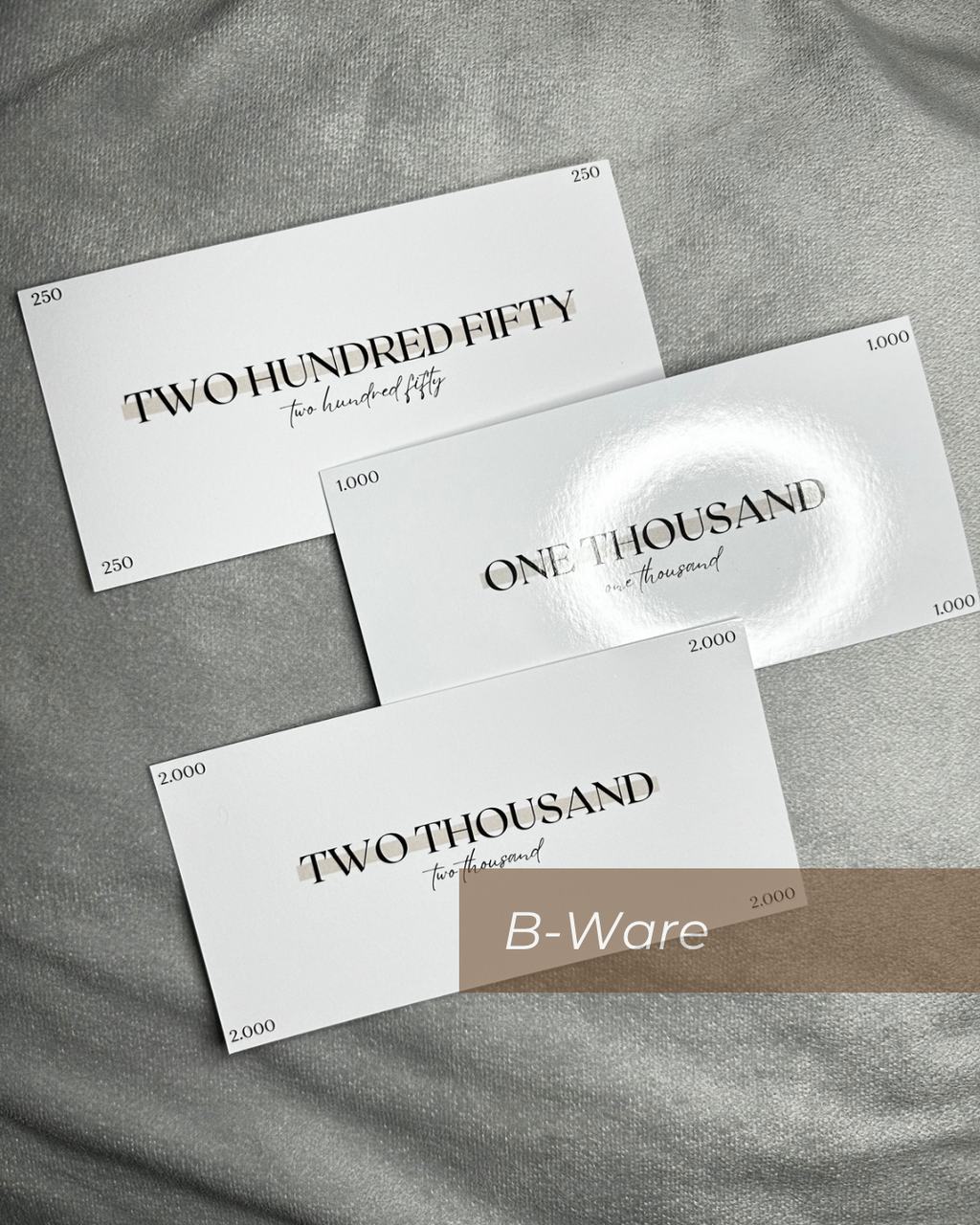 B-Ware Platzhalter