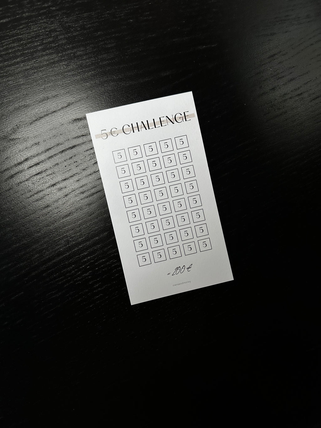 B-Ware 5 Euro Sparchallenge