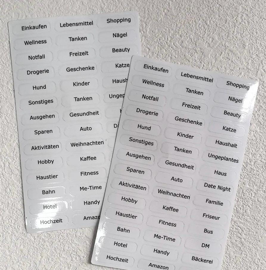 frosty tabbed Cashenvelopes 6pack